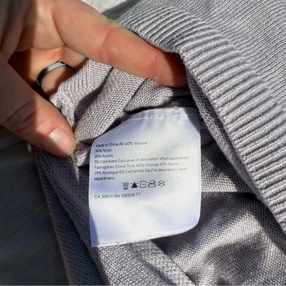 Lululemon Back to Balance Long Sleeve Sweater in
Iced Iris - Picture 5 of 6